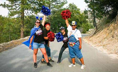Cheering