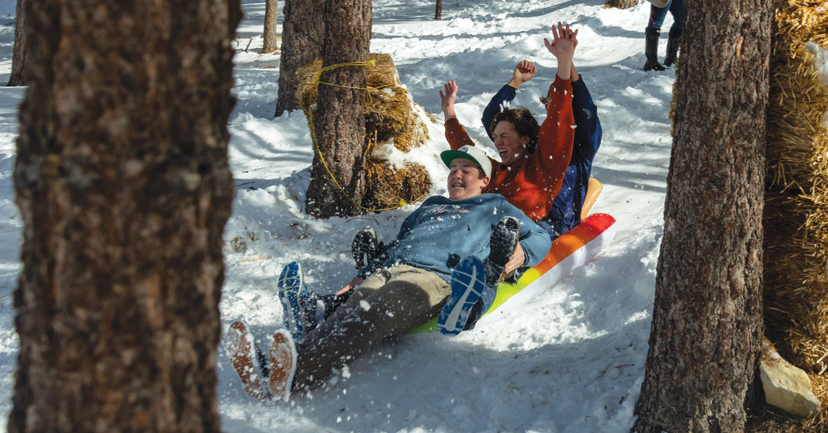 AngelesCrest_MagicalWinter_Sledding Angeles Crest Magical Winter Sledding