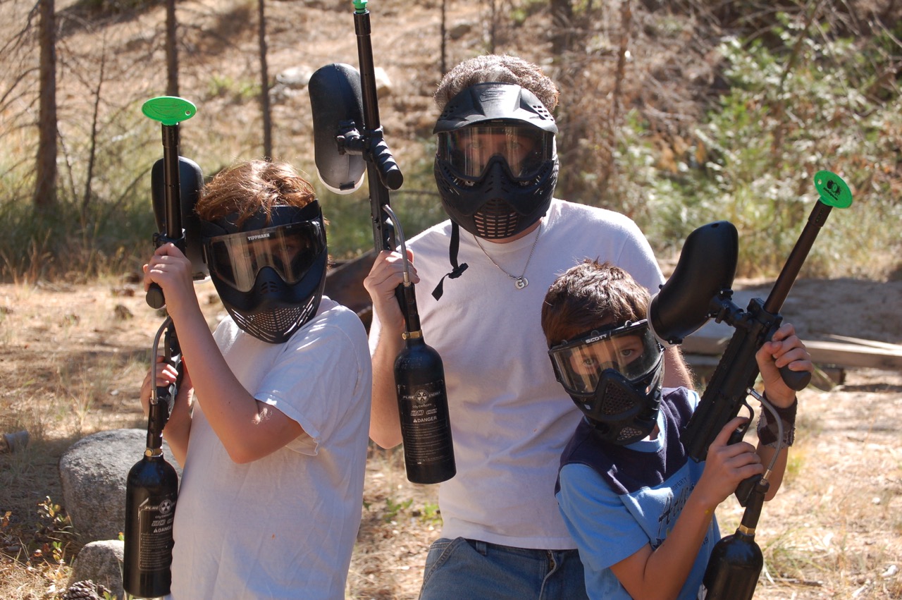 outdoor paintball