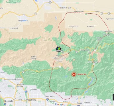 Bobcat Fire Boundaries