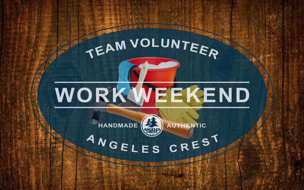 angeles crest volunteer work weekend logo